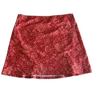 Ripskirt Women's Red (ish)‎ Skirt Floral Size XL